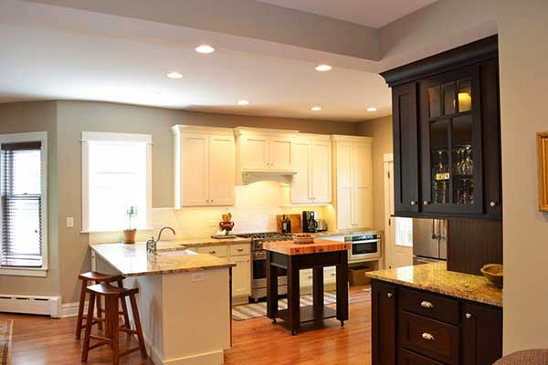 New Custom Cabinetry & Countertops Installation