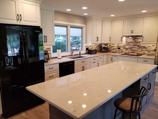 New Custom Cabinetry & Countertops Installations