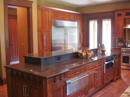 New Kitchen Custom Cabinetry & Countertops Installation Project