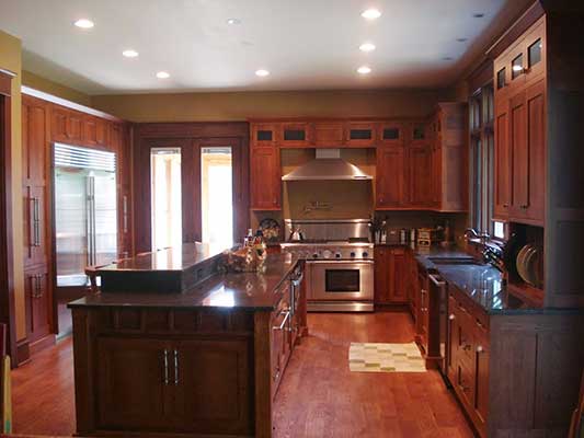 New Kitchen Custom Cabinetry & Countertops Installation